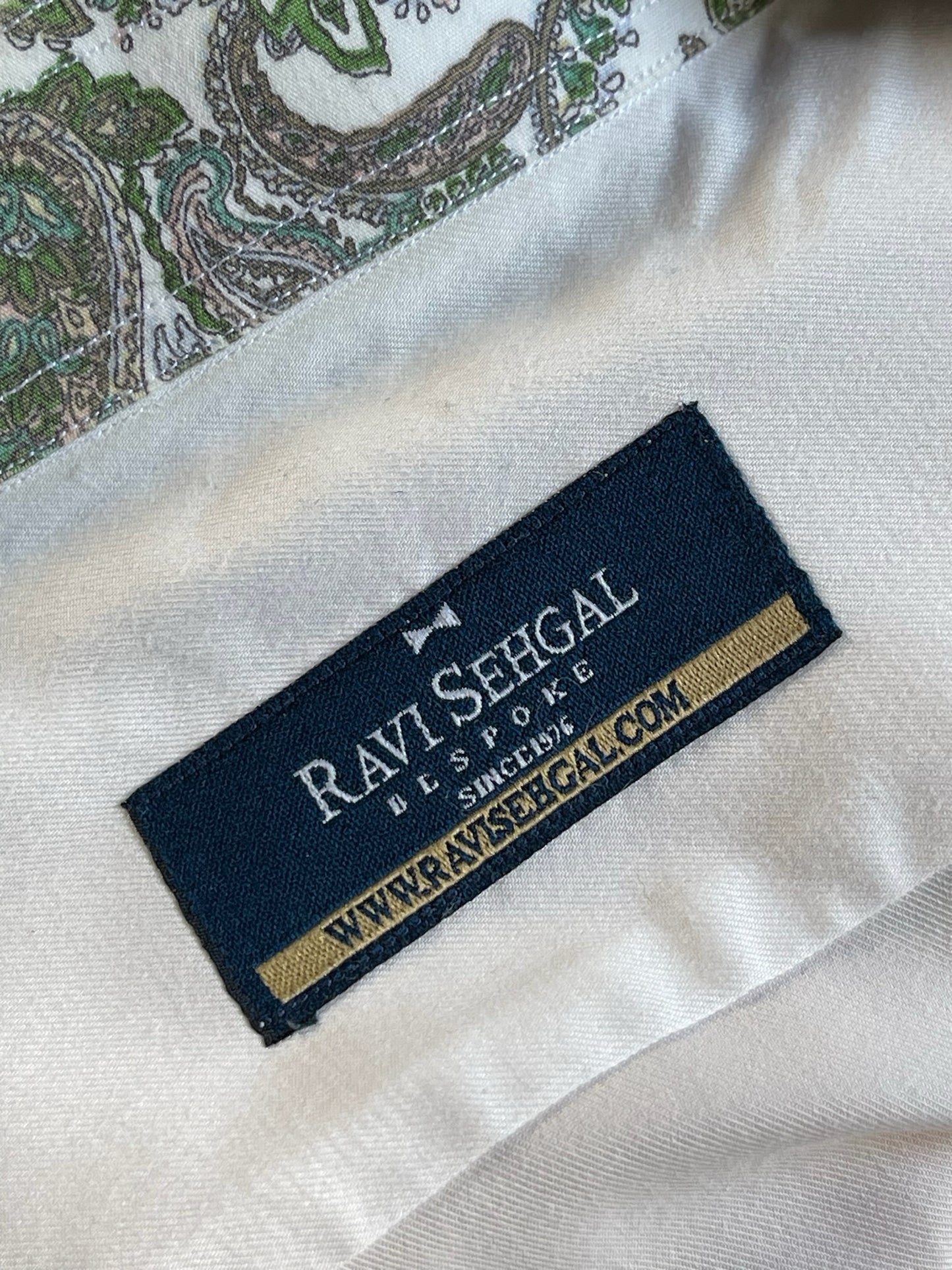 Ravi Sehgal Bespoke white button up