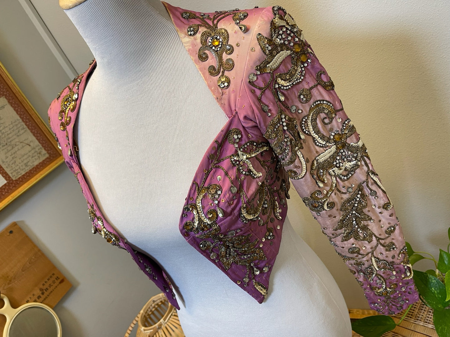 VINTAGE Hand Embellished Custom Jacket